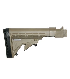 Saiga 12 Gauge KickLite Tactical Stock with Recoil Reduction Dark Earth - KLT005DE