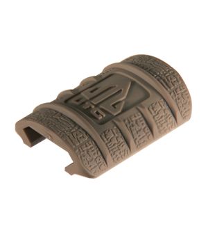 Low Profile Rubber Rail Grip Guard 12pcs UTG Leapers - RB-HP12D-B
