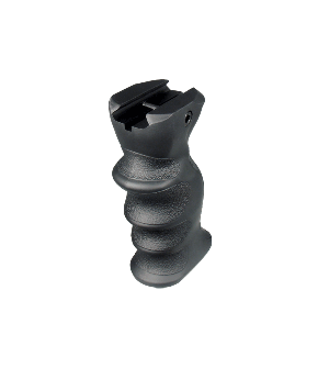 Ambidextrous Combat Foregrip Symmetric Contour Black UTG Leapers - RB-FGRP172B